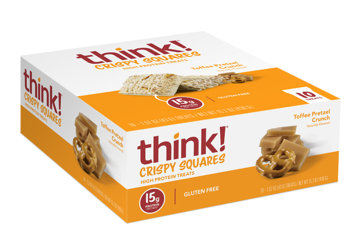 10ct Toffee Pretzel Crunch Crispy Squares Box